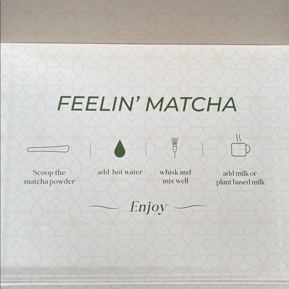 Brand New Matcha Whisk Set 8-Piece Japanese Tea Ceremony Kit Ceramic Bamboo
